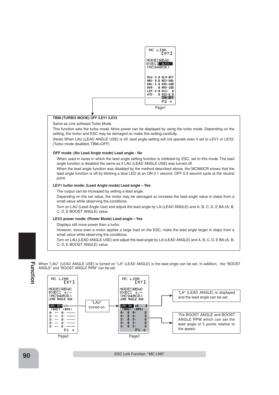 Fu n c tio n | Futaba 4PLS 2.4GHz FHSS User Manual | Page 90 / 121