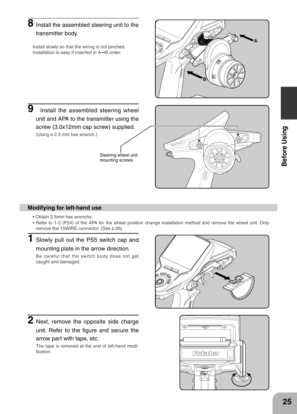 Futaba 4PX 2.4GHz FASST T-FHSS S-FHSS User Manual | Page 25 / 164