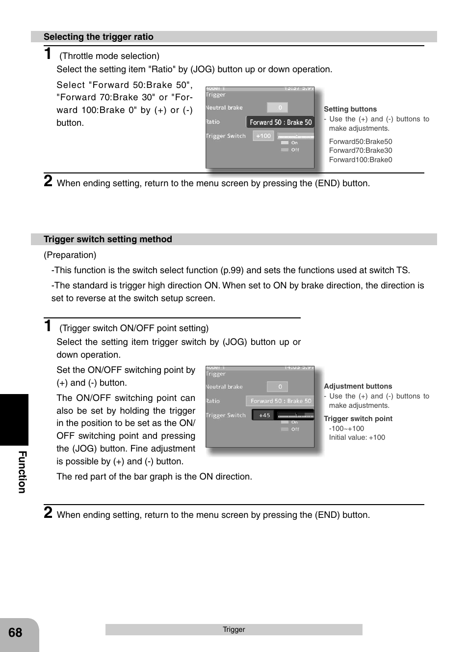 Futaba 4PX 2.4GHz FASST T-FHSS S-FHSS User Manual | Page 68 / 164