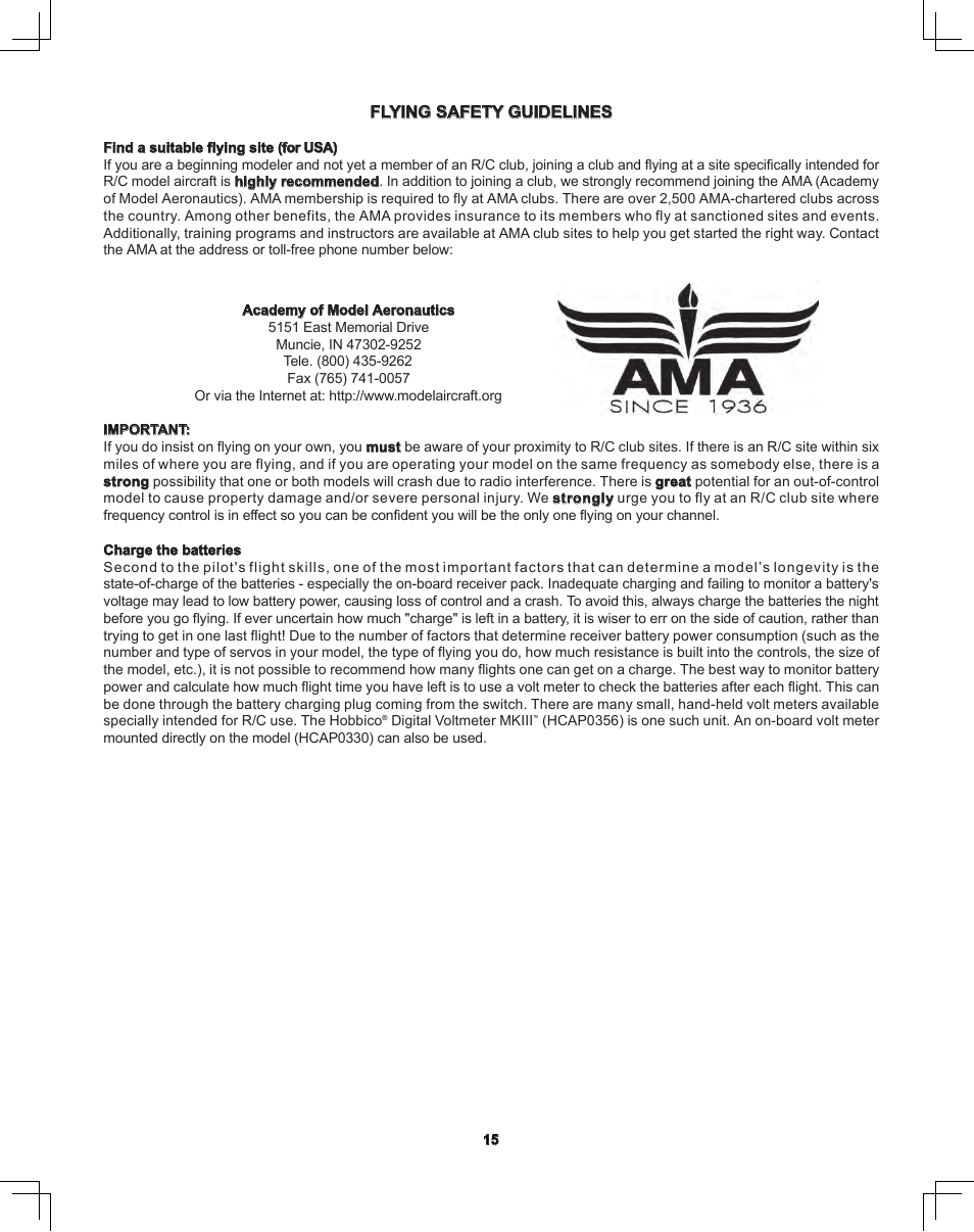 Futaba 4EXA User Manual | Page 15 / 18