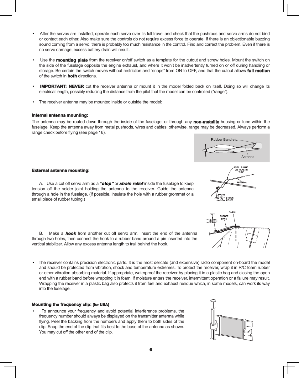 Futaba 4EXA User Manual | Page 6 / 18