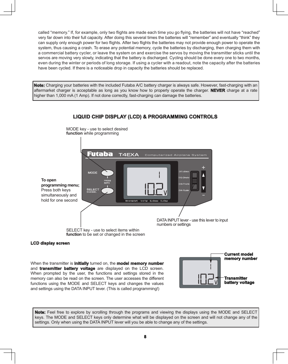 Futaba 4EXA User Manual | Page 8 / 18