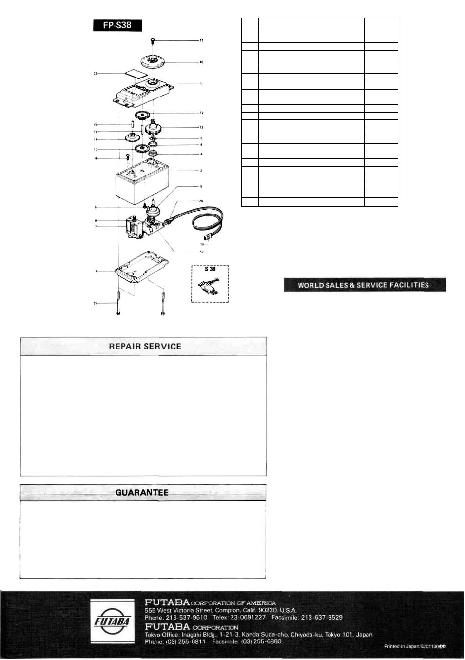 Futaba 6NLK AM User Manual | Page 6 / 6