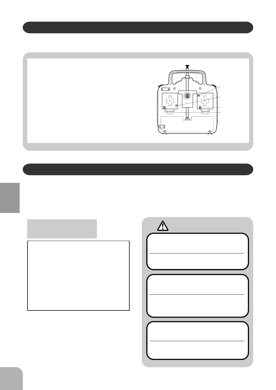 Warning, Trainer function, Operating instructions | Futaba 4VF User Manual | Page 18 / 23