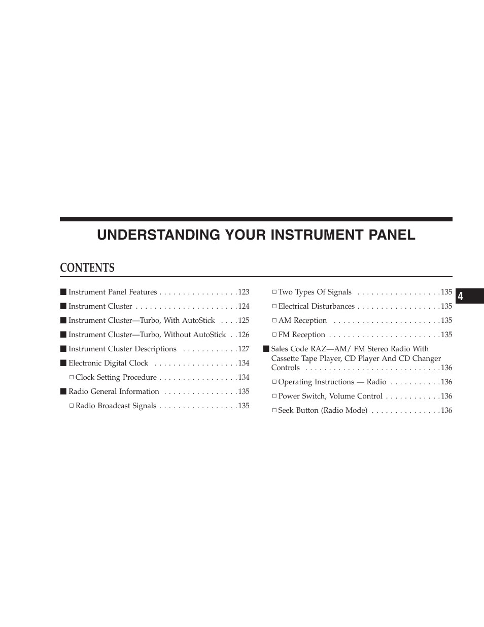 Chrysler 2005 PT Cruiser Convertible User Manual | Page 119 / 360