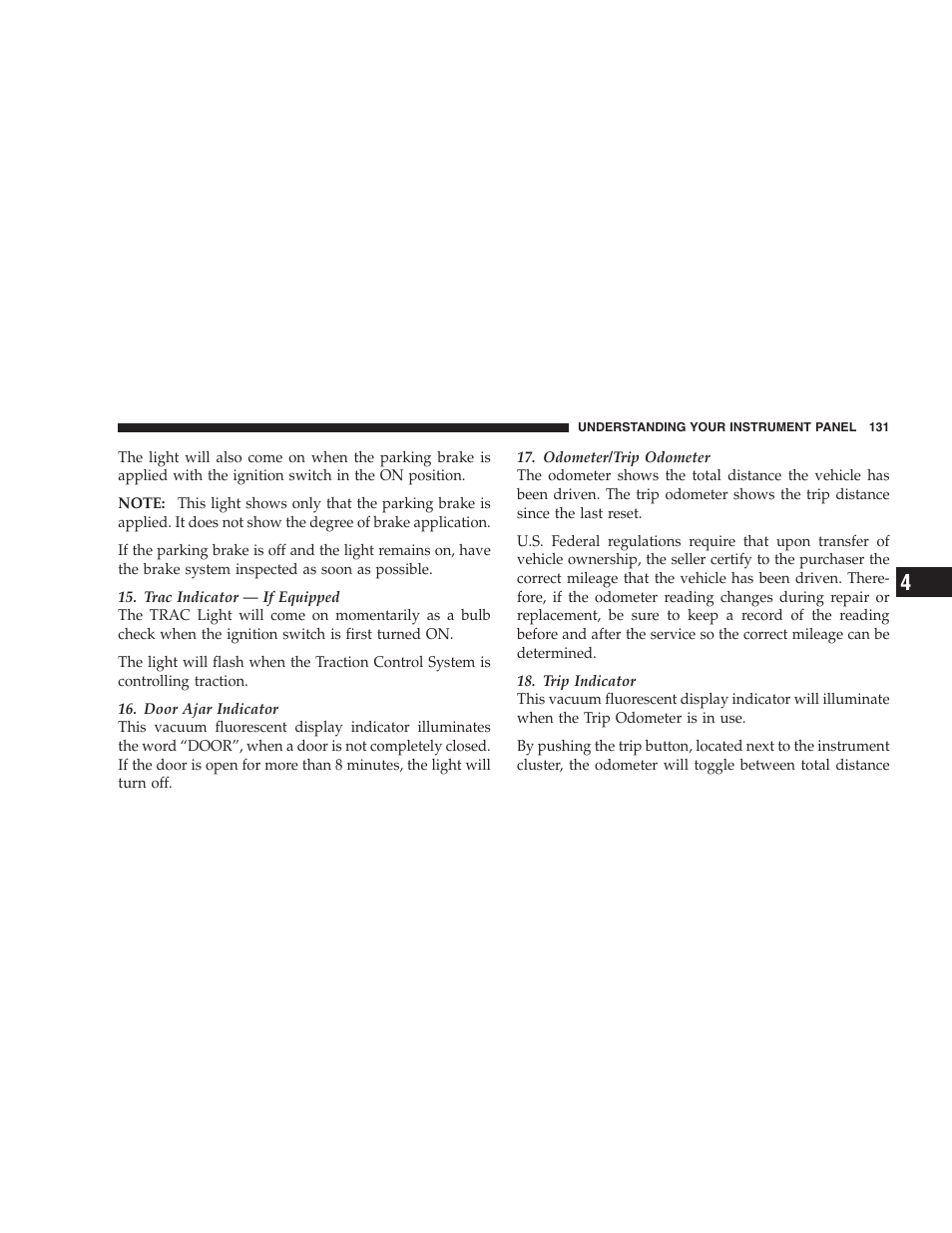 Chrysler 2005 PT Cruiser Convertible User Manual | Page 131 / 360