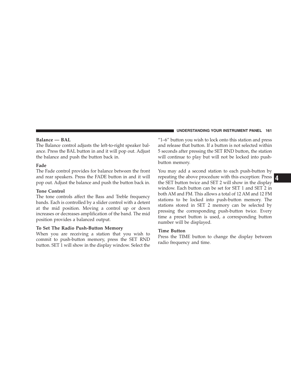 Chrysler 2005 PT Cruiser Convertible User Manual | Page 161 / 360