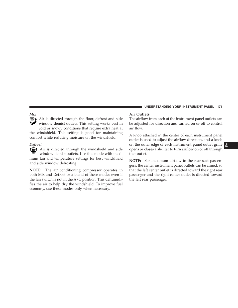 Chrysler 2005 PT Cruiser Convertible User Manual | Page 171 / 360
