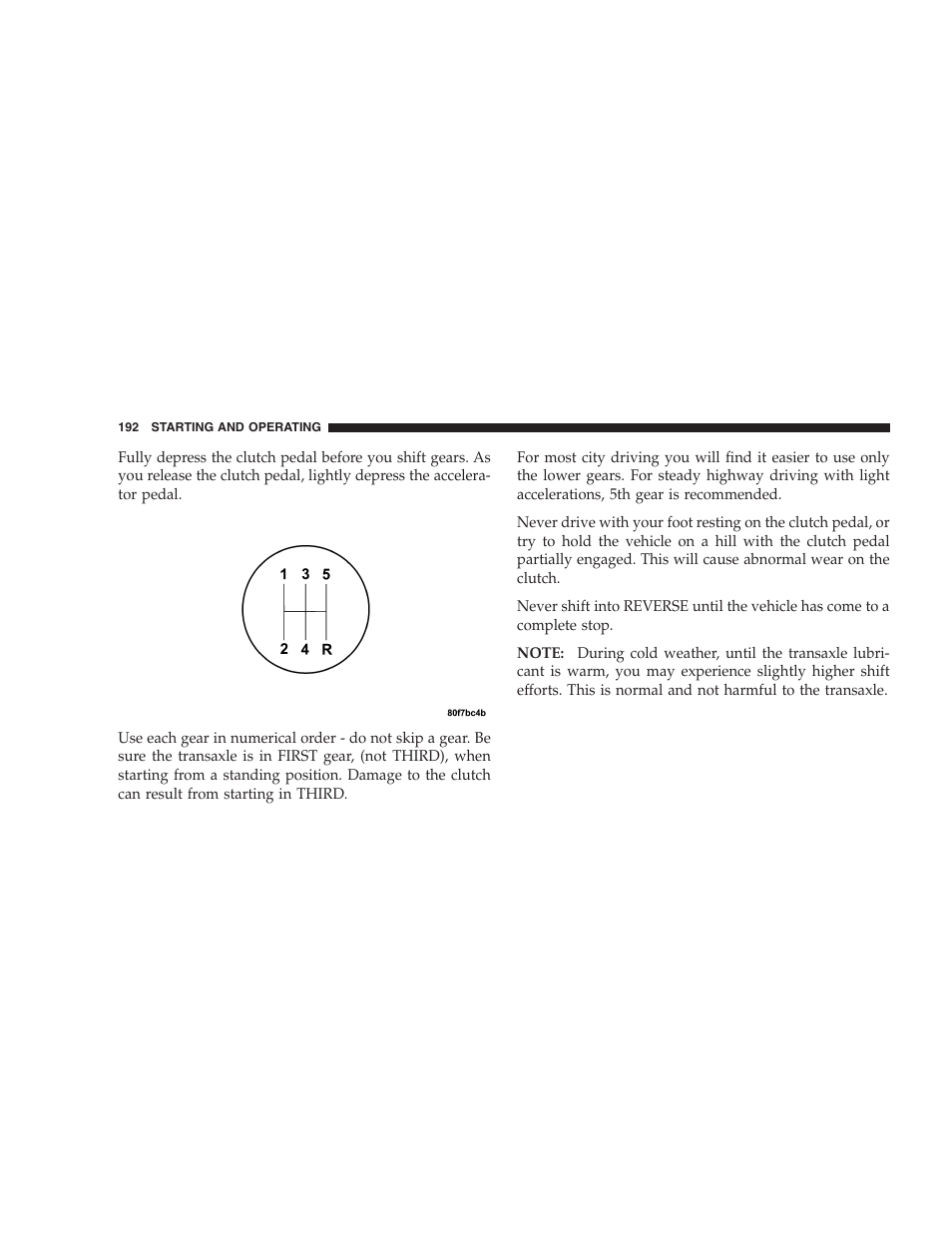 Chrysler 2005 PT Cruiser Convertible User Manual | Page 192 / 360
