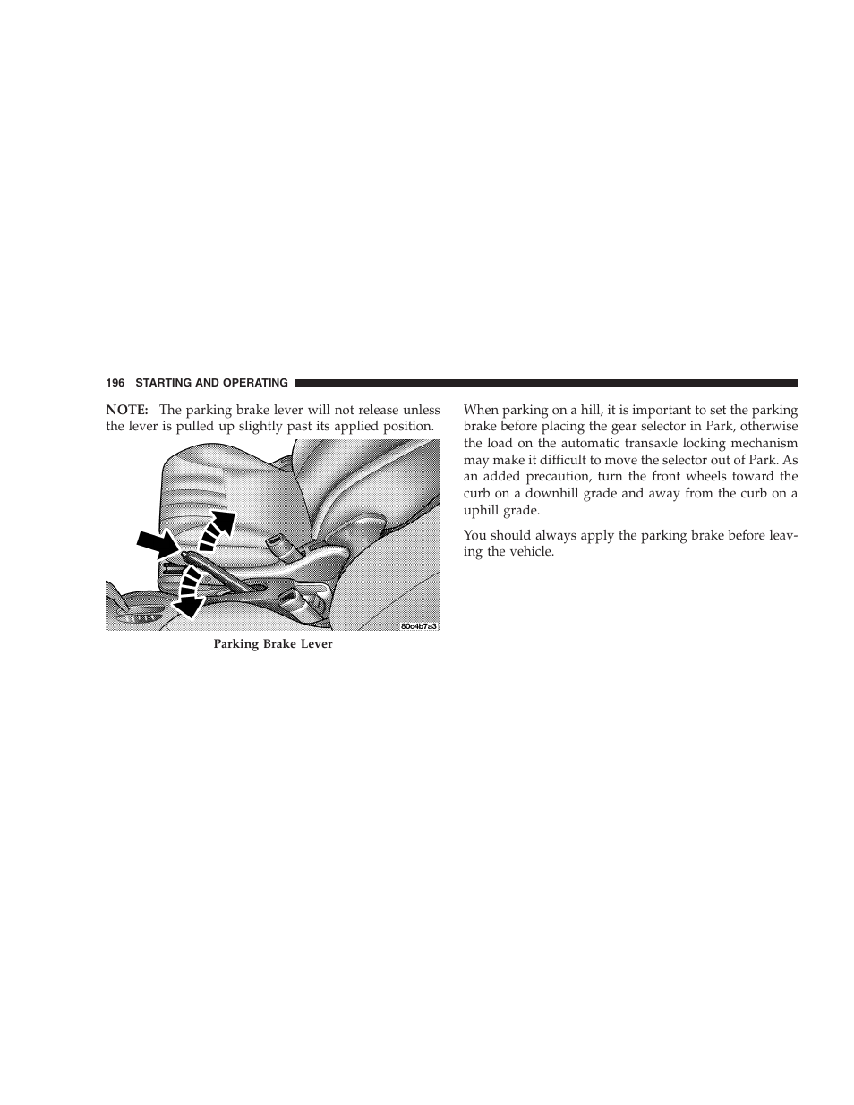 Chrysler 2005 PT Cruiser Convertible User Manual | Page 196 / 360