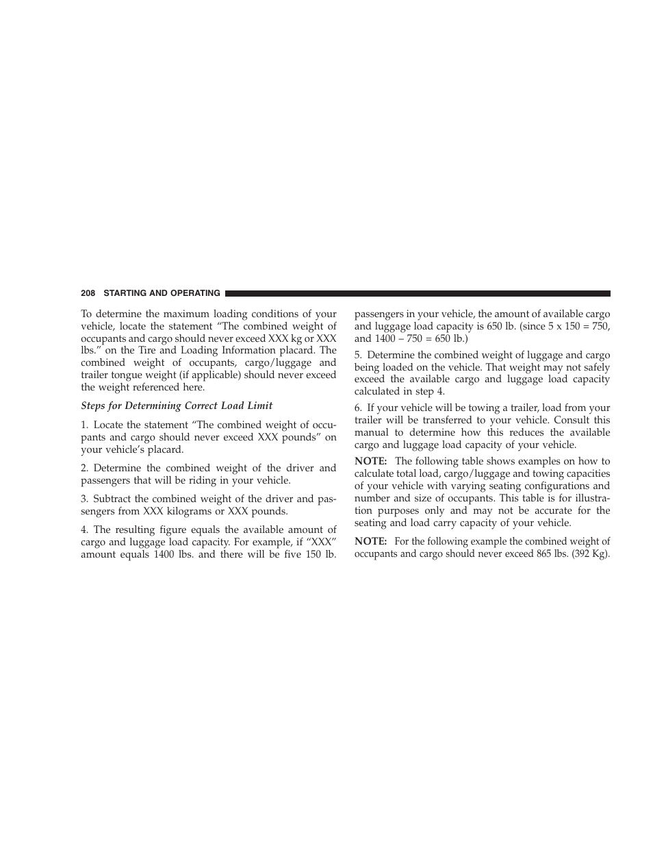 Chrysler 2005 PT Cruiser Convertible User Manual | Page 208 / 360