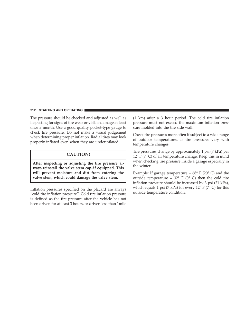 Chrysler 2005 PT Cruiser Convertible User Manual | Page 212 / 360