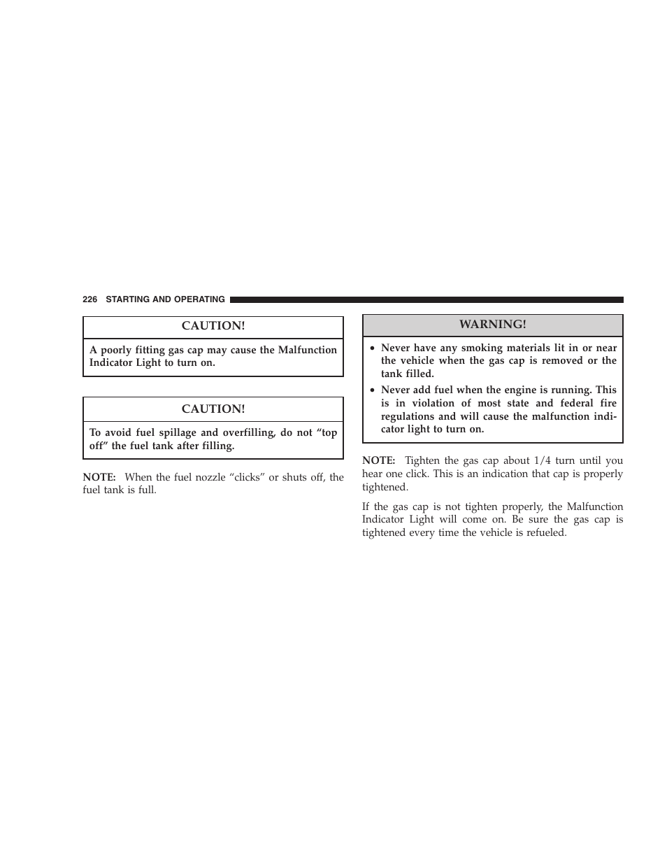 Chrysler 2005 PT Cruiser Convertible User Manual | Page 226 / 360
