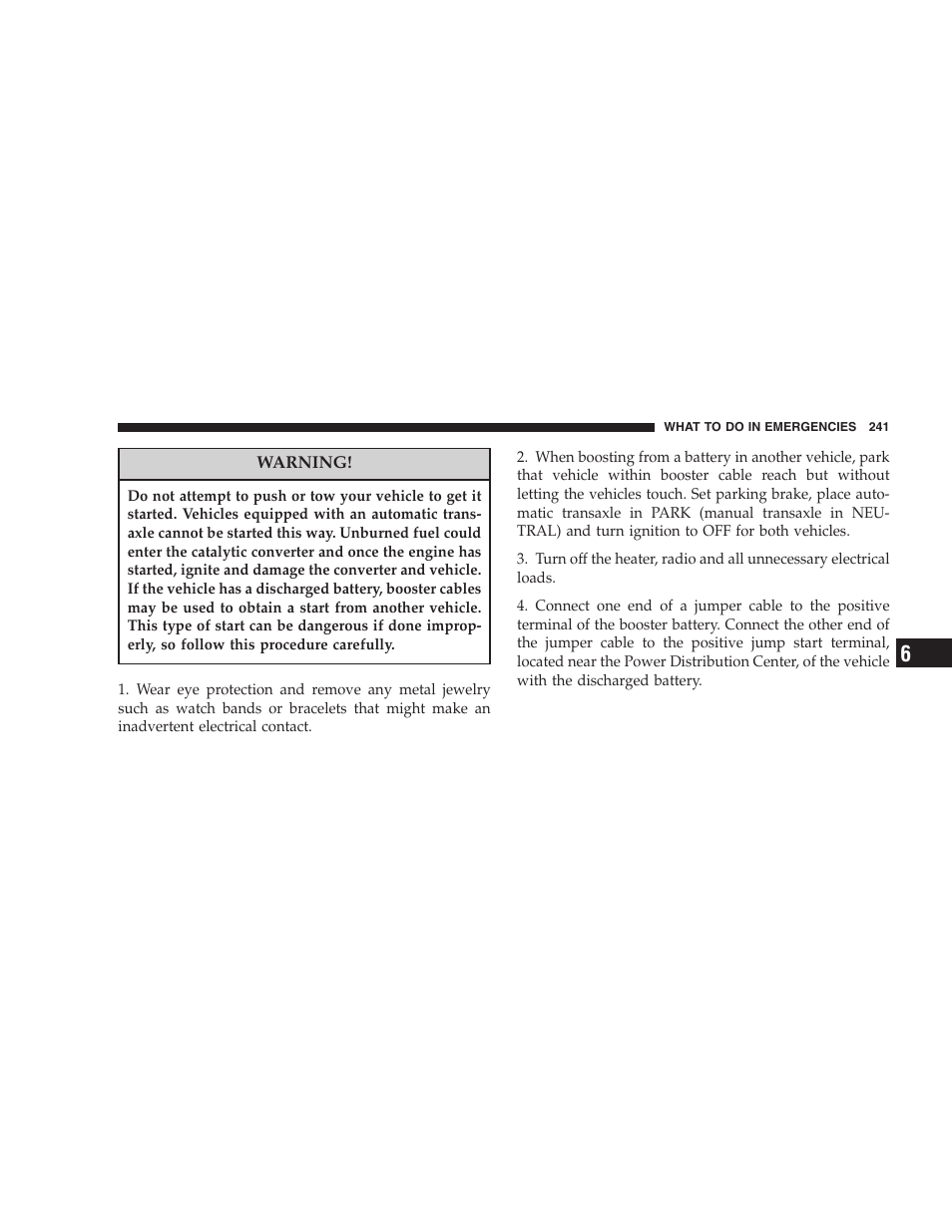 Chrysler 2005 PT Cruiser Convertible User Manual | Page 241 / 360