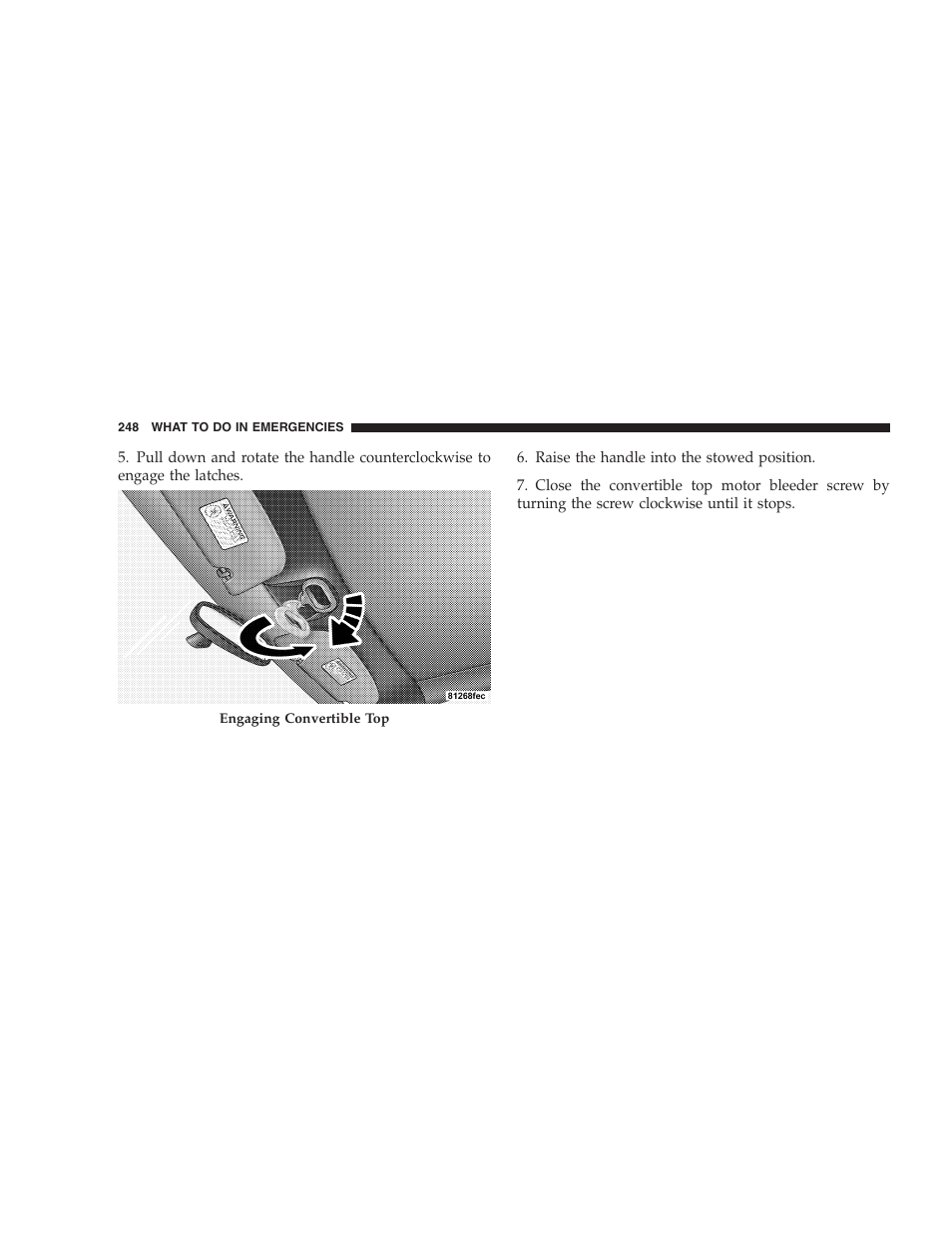 Chrysler 2005 PT Cruiser Convertible User Manual | Page 248 / 360