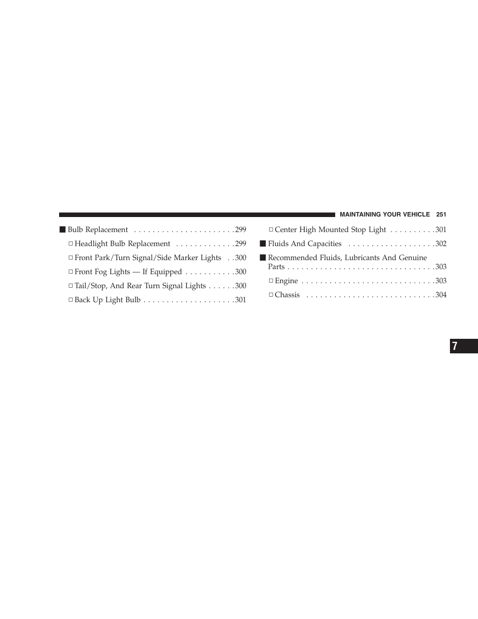 Chrysler 2005 PT Cruiser Convertible User Manual | Page 251 / 360