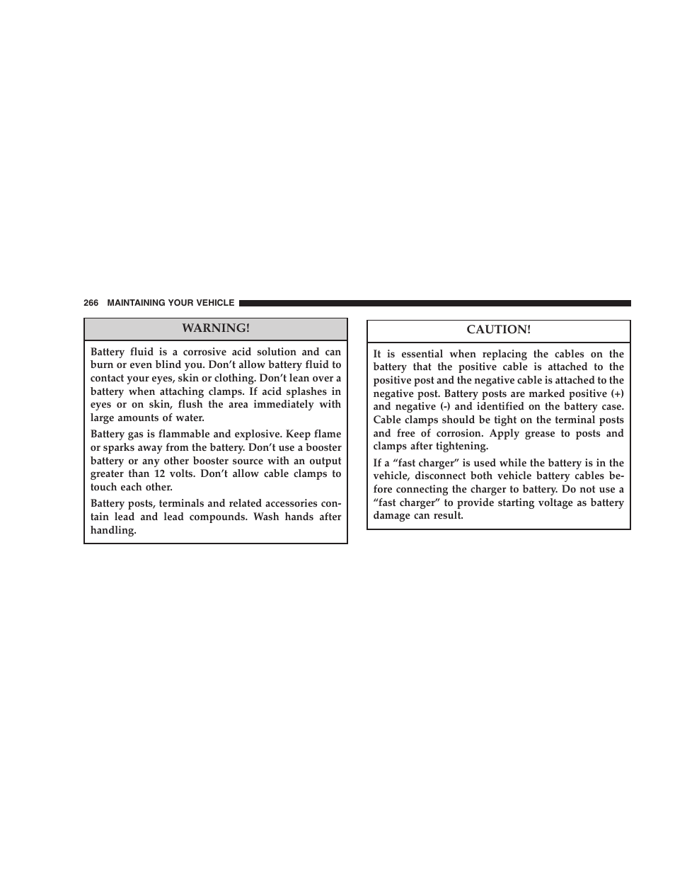 Chrysler 2005 PT Cruiser Convertible User Manual | Page 266 / 360
