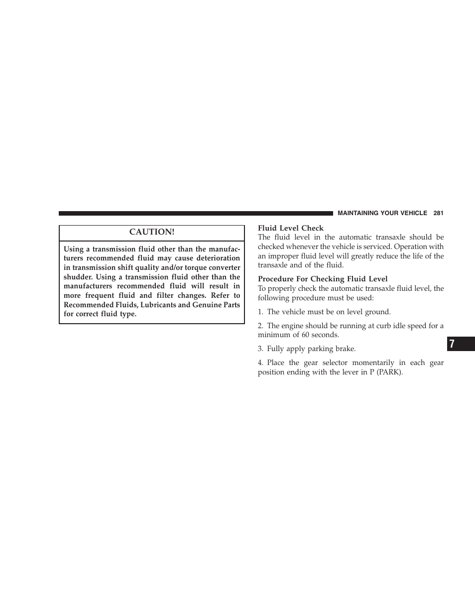 Chrysler 2005 PT Cruiser Convertible User Manual | Page 281 / 360