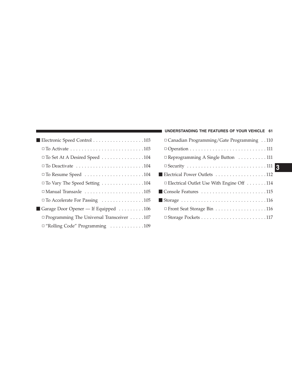 Chrysler 2005 PT Cruiser Convertible User Manual | Page 61 / 360