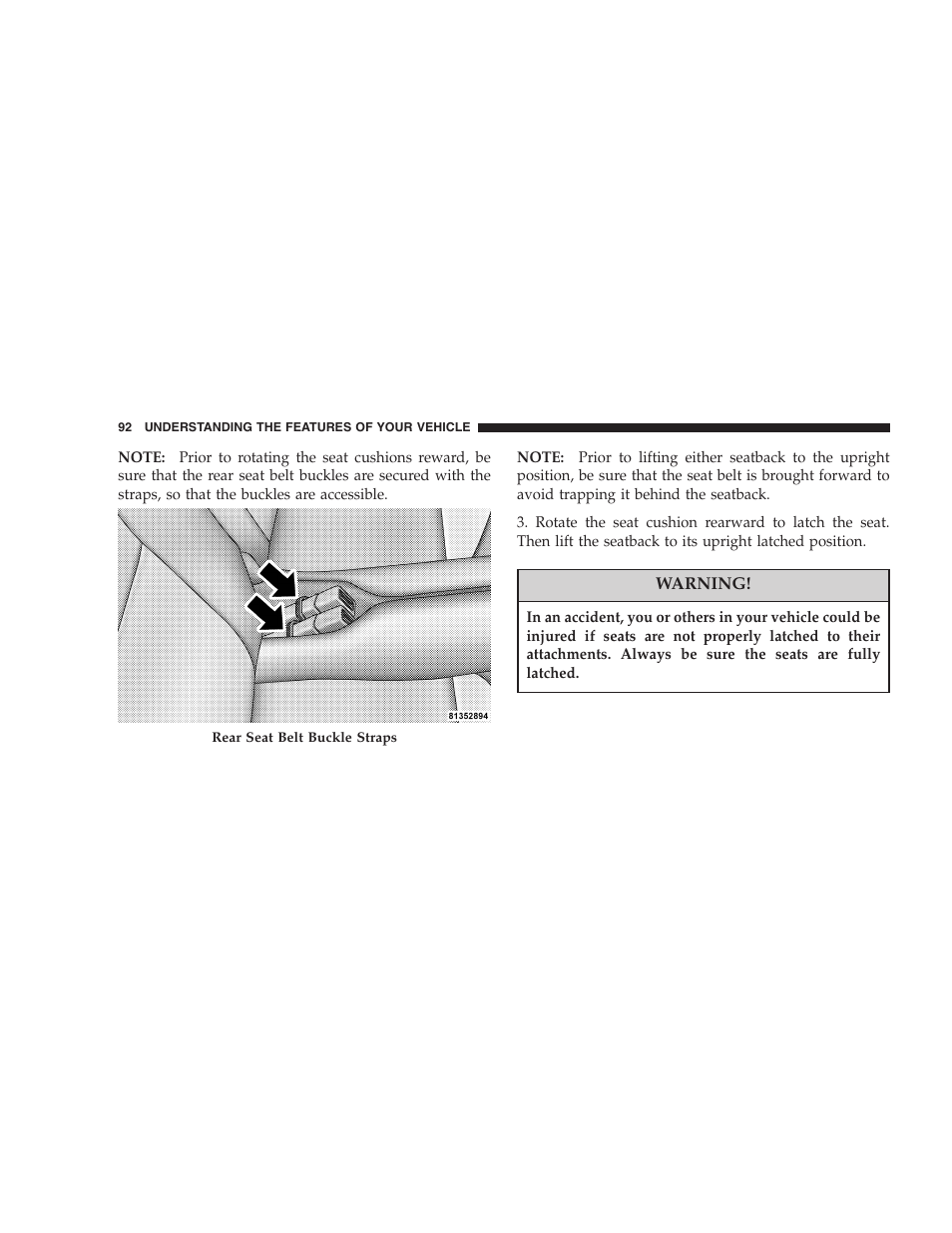 Chrysler 2005 PT Cruiser Convertible User Manual | Page 92 / 360