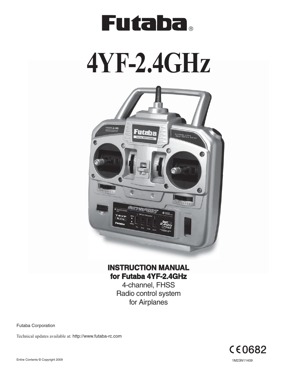 Futaba 4YF 2.4GHz FHSS User Manual | 15 pages