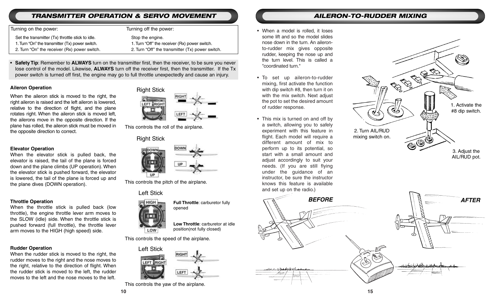 Futaba 6DA User Manual | Page 10 / 12