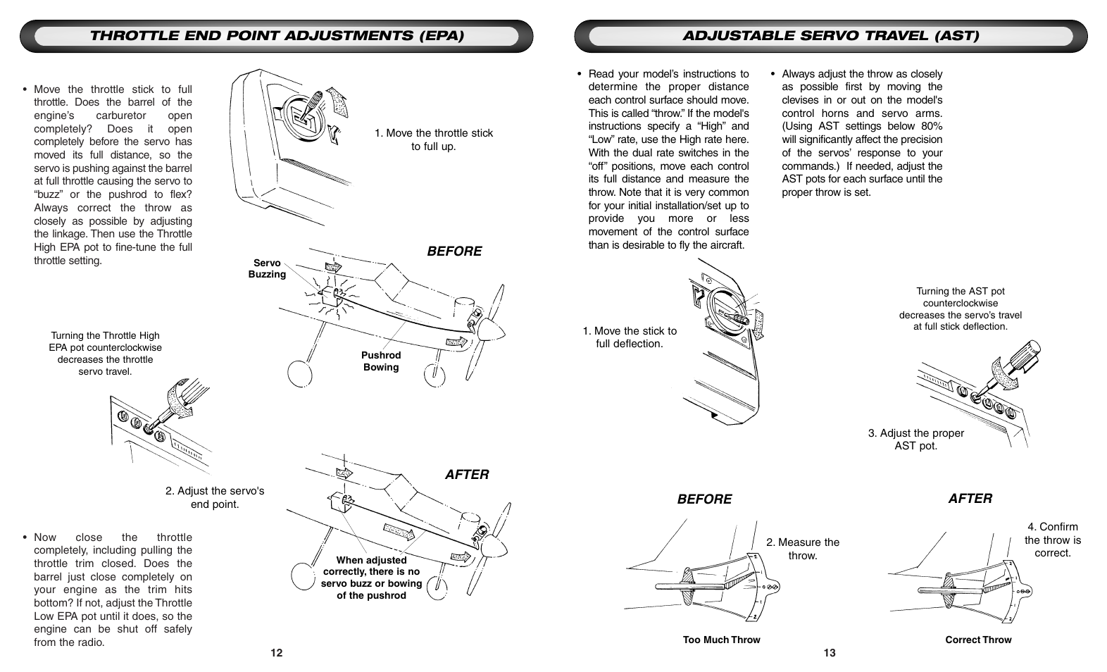 Futaba 6DA User Manual | Page 12 / 12