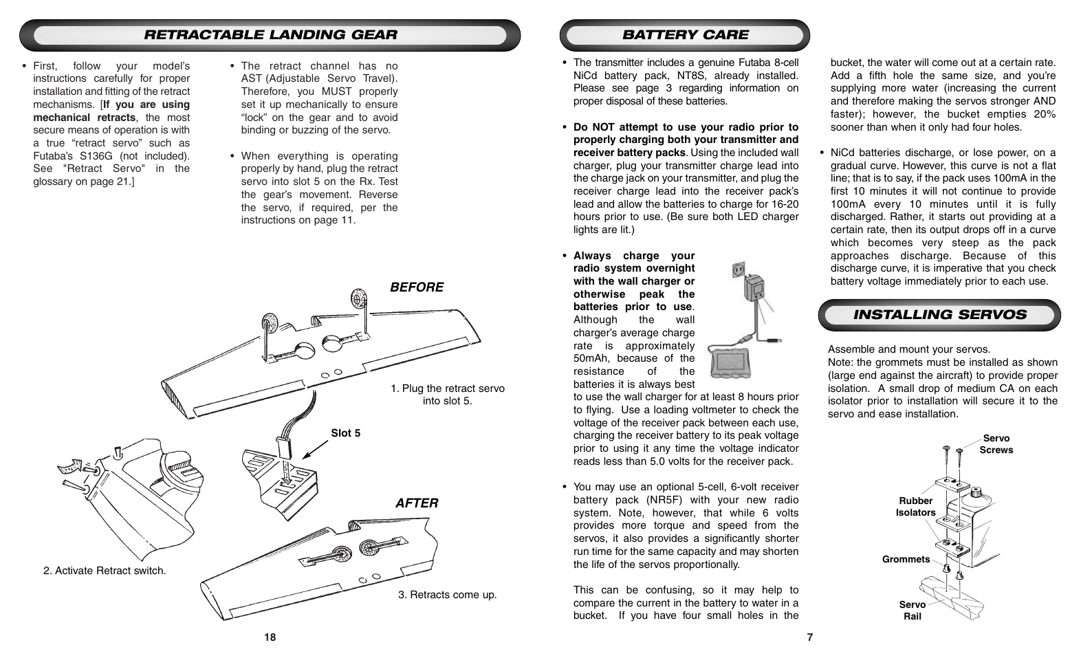 Futaba 6DA User Manual | Page 7 / 12
