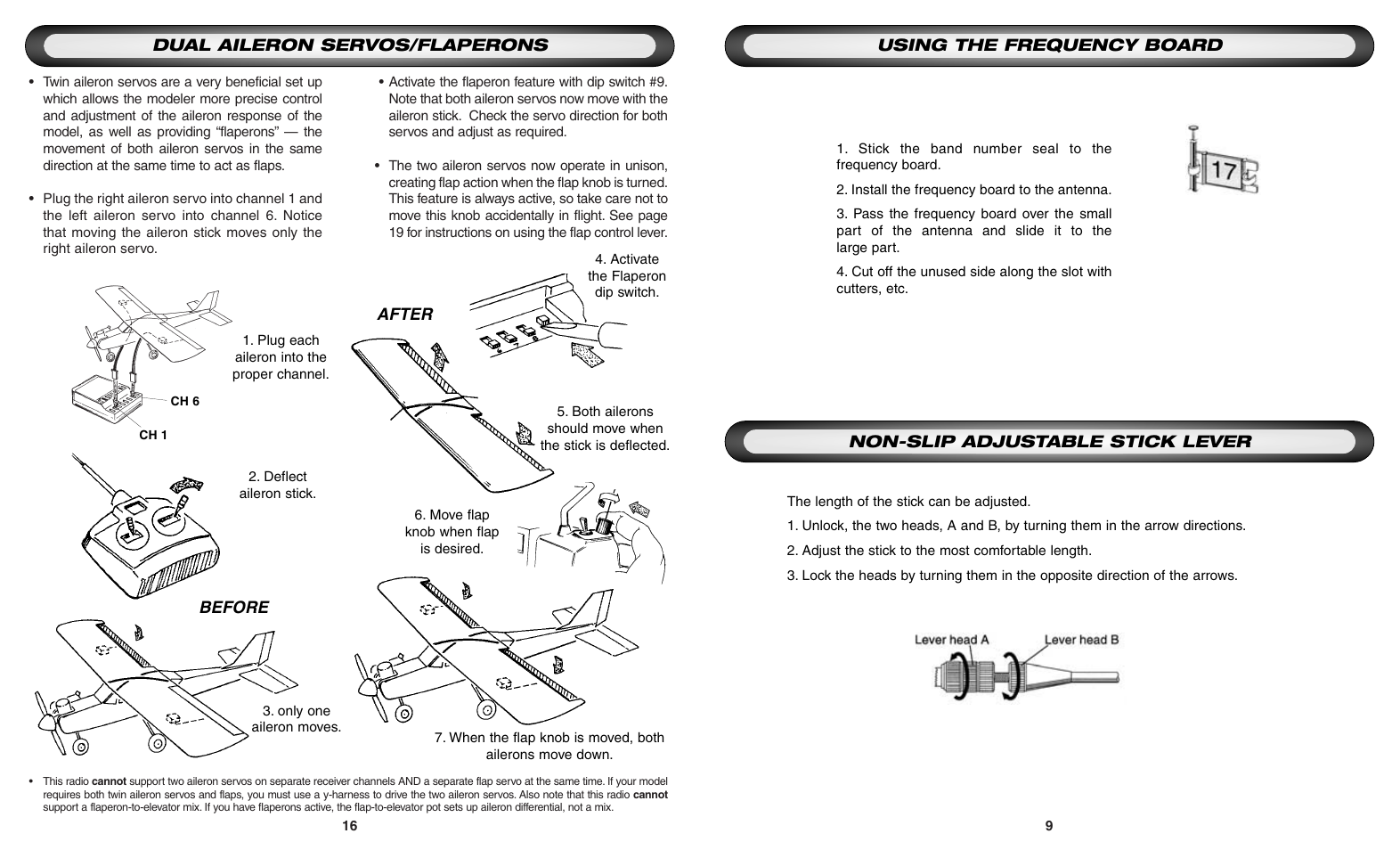 Futaba 6DA User Manual | Page 9 / 12