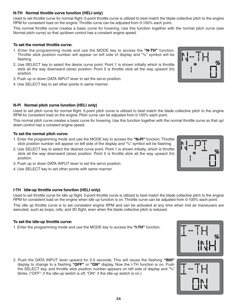 Futaba 6EX 2.4GHz User Manual | Page 24 / 38