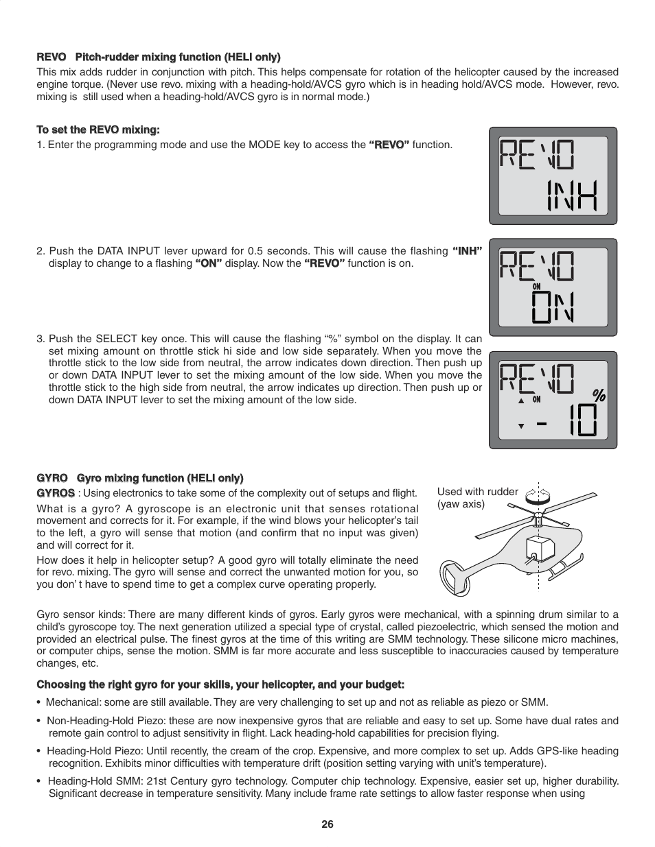 Futaba 6EX 2.4GHz User Manual | Page 26 / 38