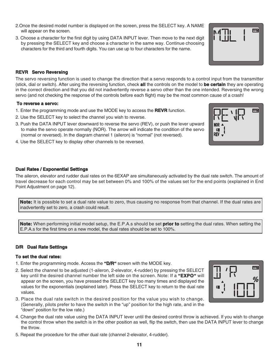 Futaba 6EXAP User Manual | Page 11 / 24