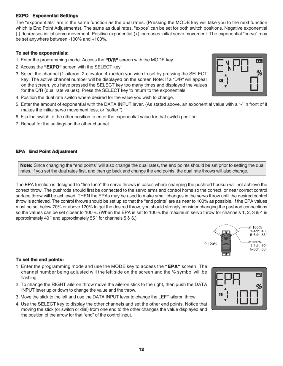 Futaba 6EXAP User Manual | Page 12 / 24