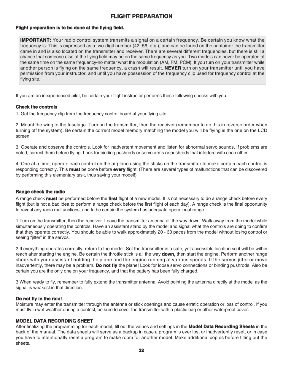 Futaba 6EXAP User Manual | Page 22 / 24