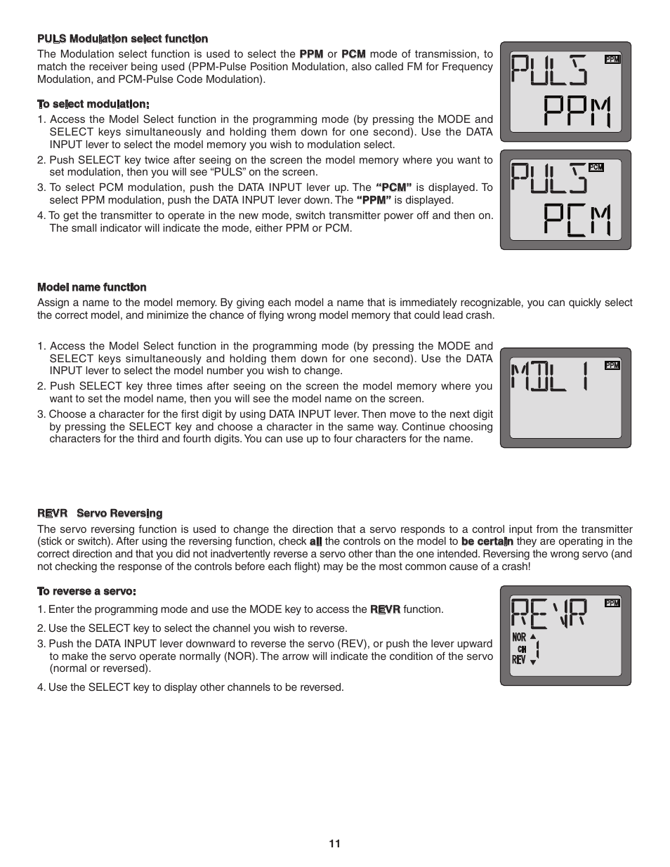 Futaba 6EXH User Manual | Page 11 / 24