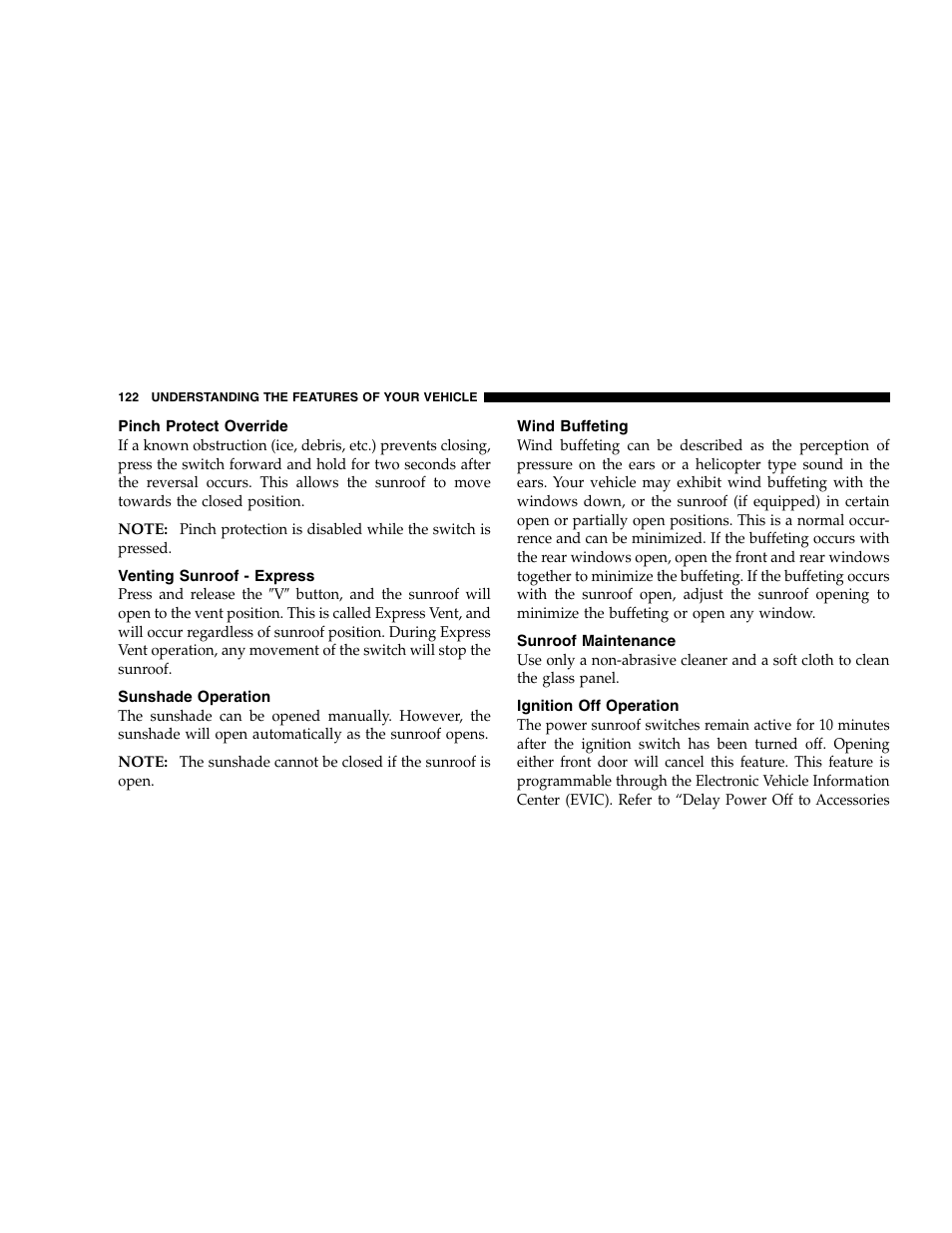 Chrysler 2005 300 SRT8 User Manual | Page 122 / 320