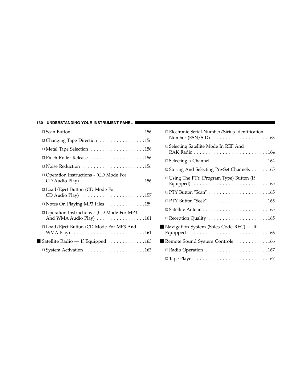 Chrysler 2005 300 SRT8 User Manual | Page 130 / 320