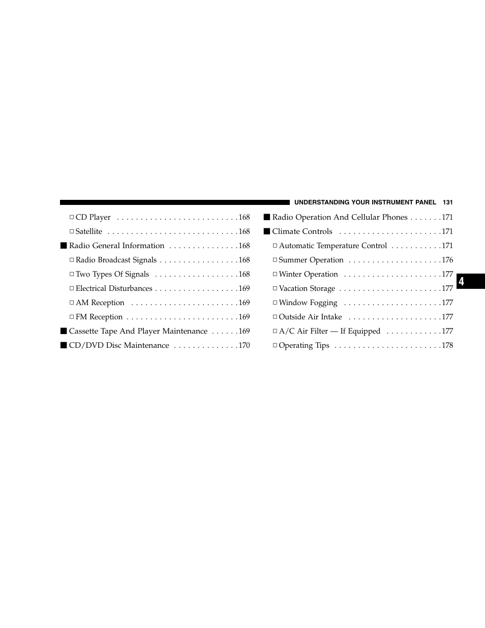 Chrysler 2005 300 SRT8 User Manual | Page 131 / 320