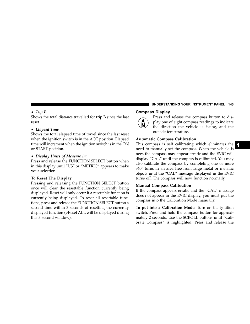 Chrysler 2005 300 SRT8 User Manual | Page 143 / 320
