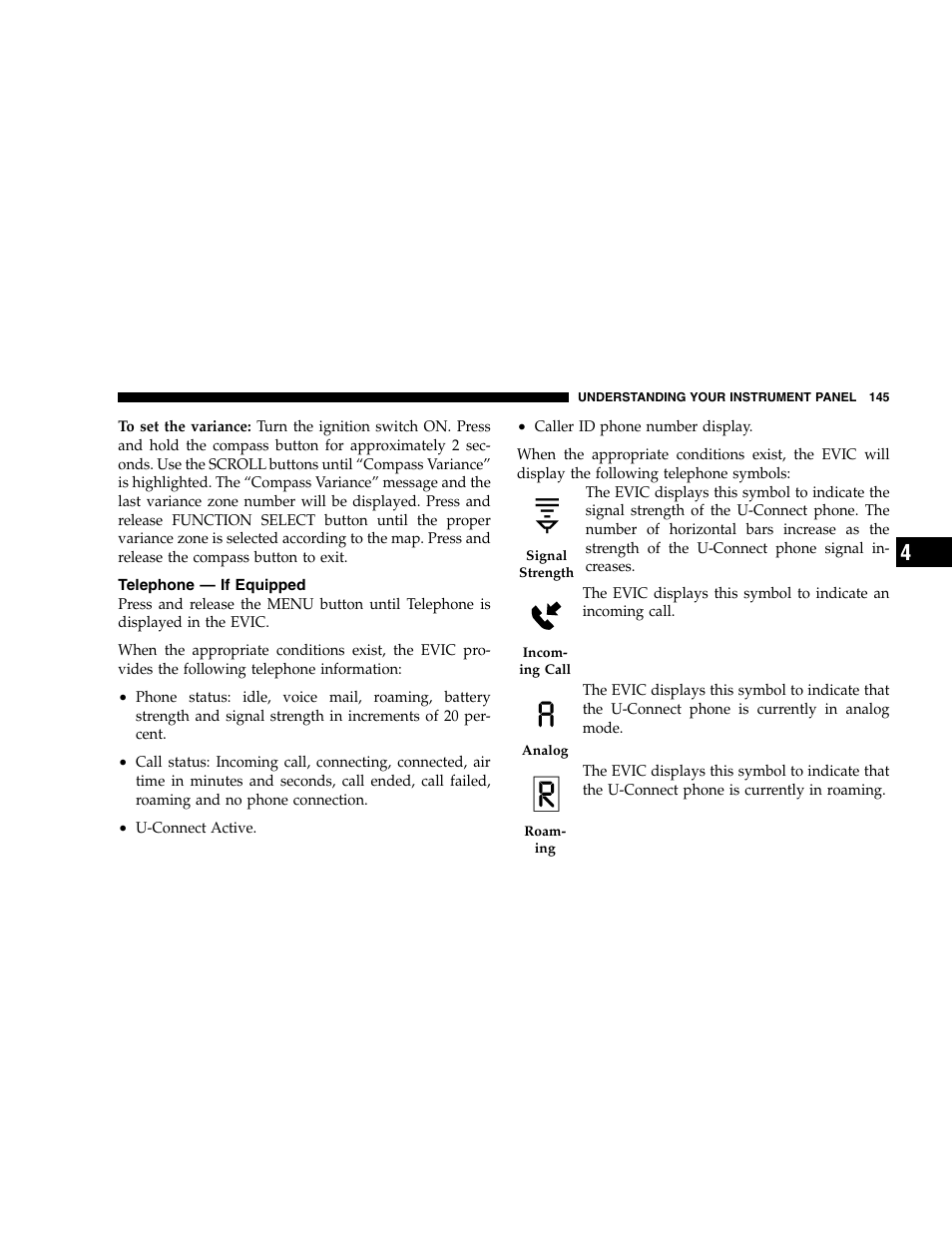 Chrysler 2005 300 SRT8 User Manual | Page 145 / 320