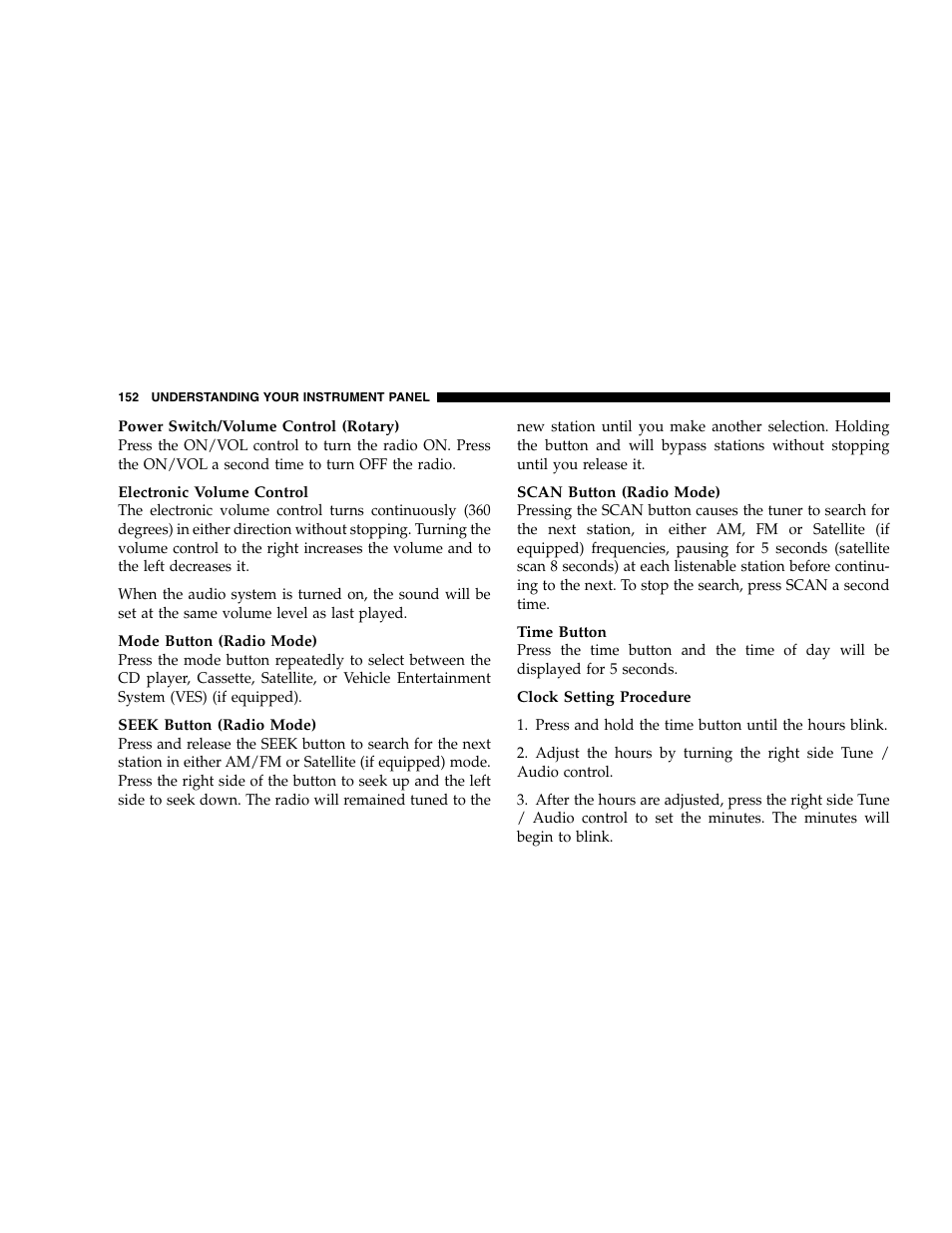 Chrysler 2005 300 SRT8 User Manual | Page 152 / 320