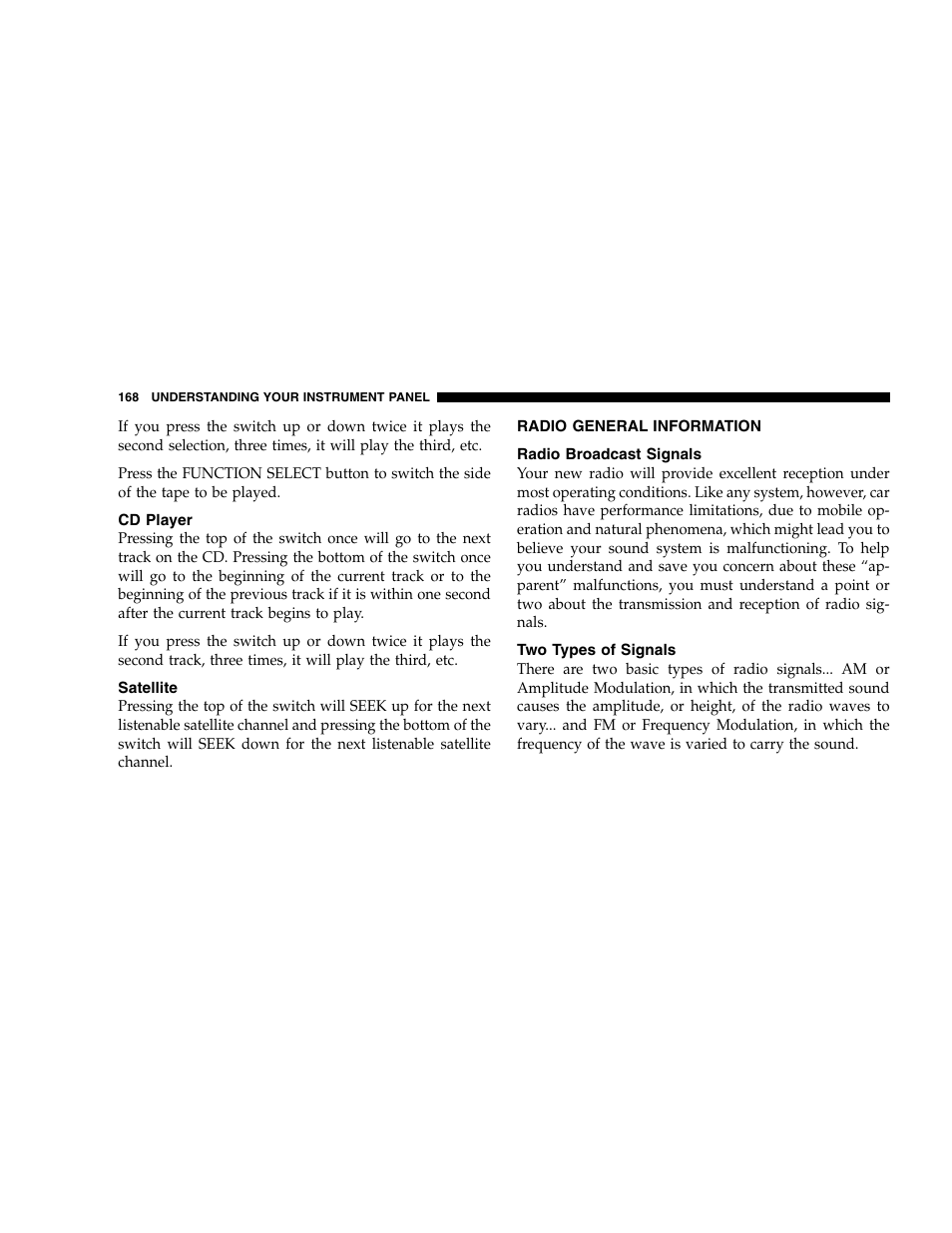 Chrysler 2005 300 SRT8 User Manual | Page 168 / 320