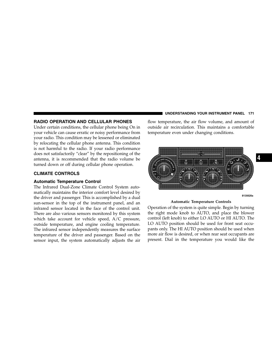 Chrysler 2005 300 SRT8 User Manual | Page 171 / 320