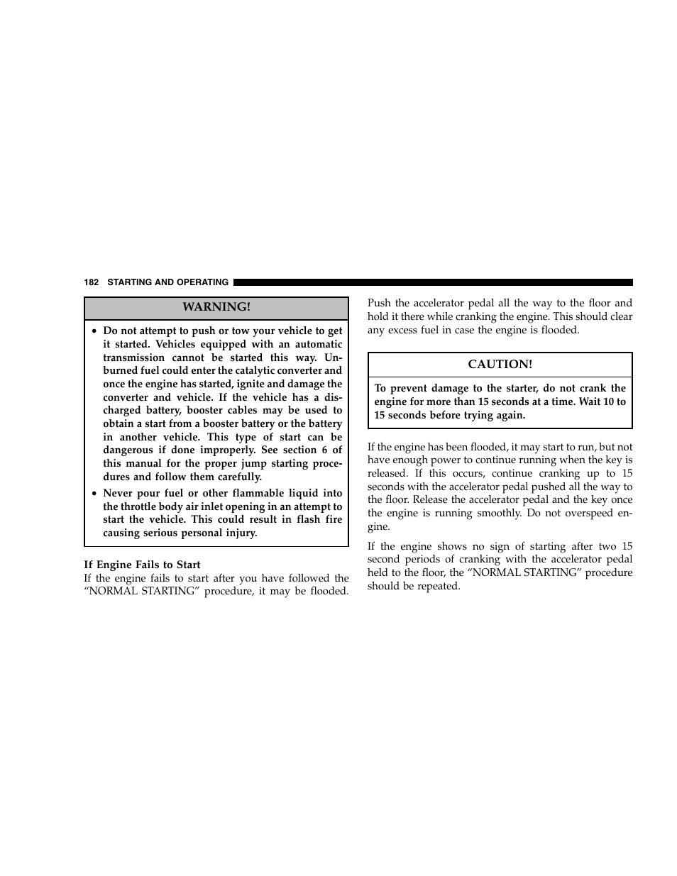 Chrysler 2005 300 SRT8 User Manual | Page 182 / 320