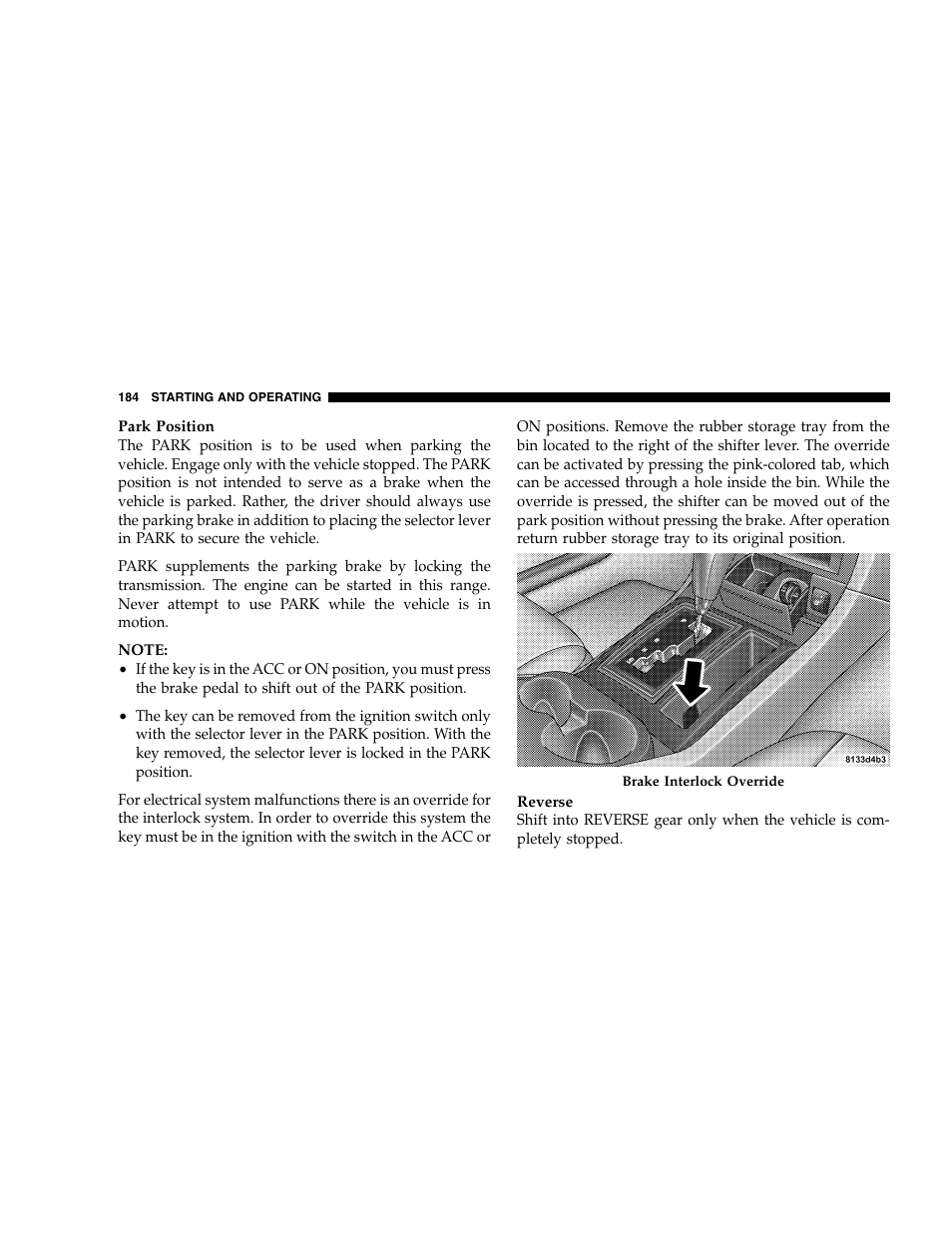 Chrysler 2005 300 SRT8 User Manual | Page 184 / 320