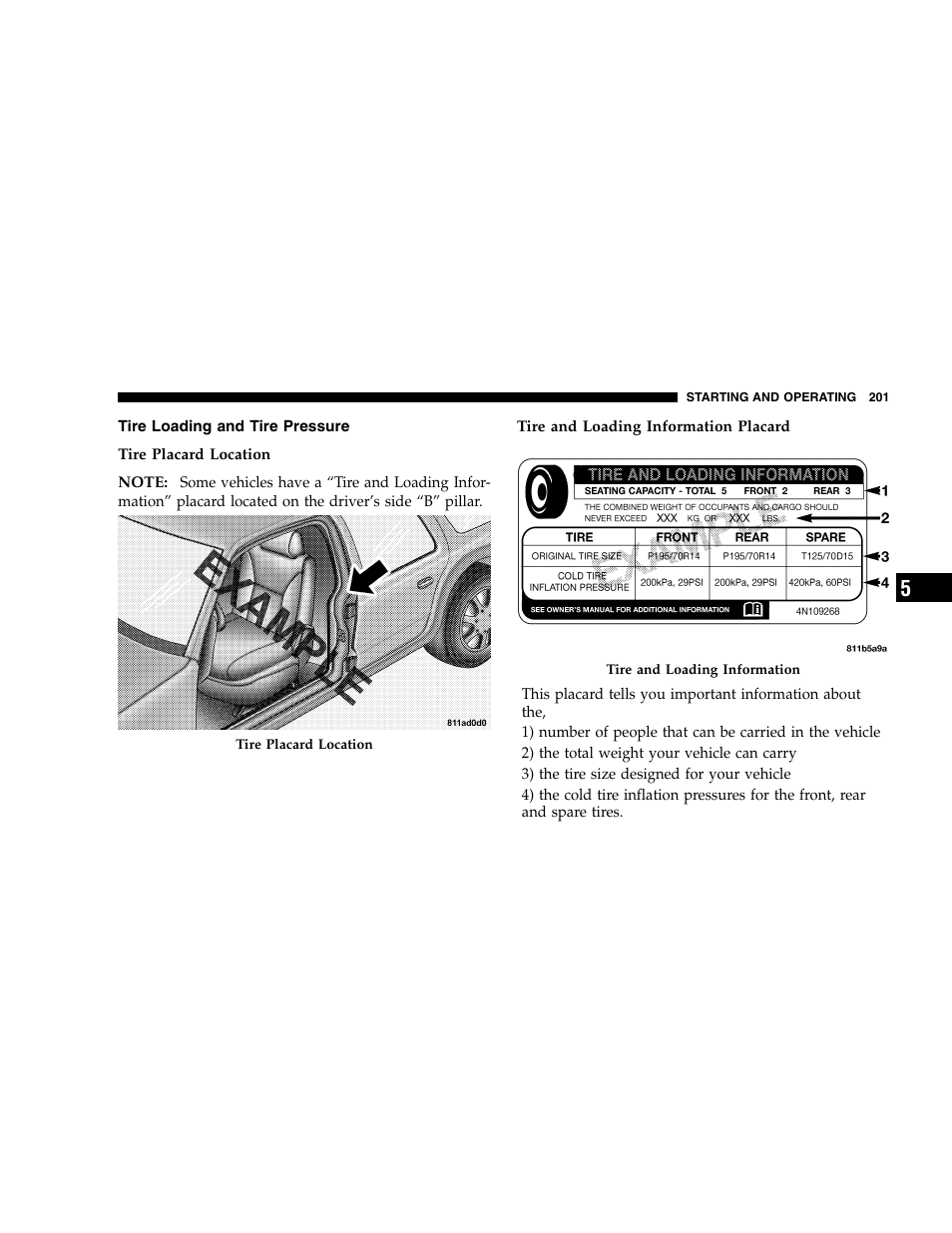 Chrysler 2005 300 SRT8 User Manual | Page 201 / 320