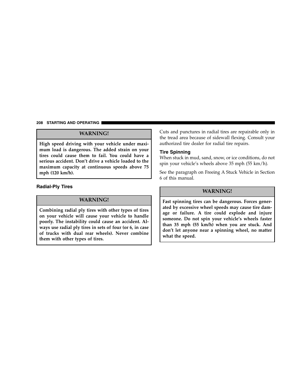 Chrysler 2005 300 SRT8 User Manual | Page 208 / 320