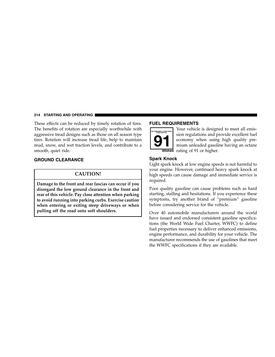 Chrysler 2005 300 SRT8 User Manual | Page 214 / 320