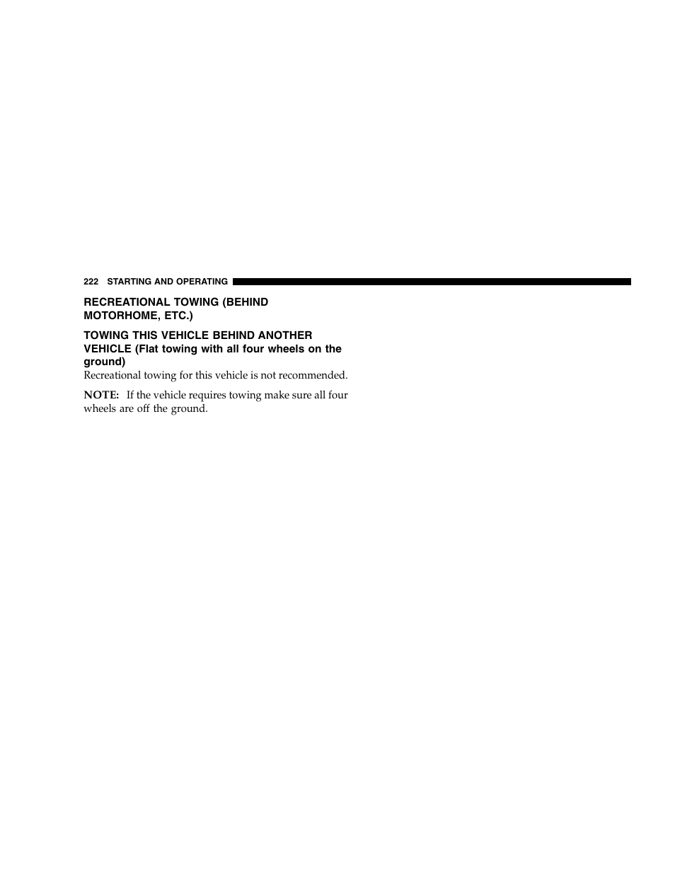 Chrysler 2005 300 SRT8 User Manual | Page 222 / 320