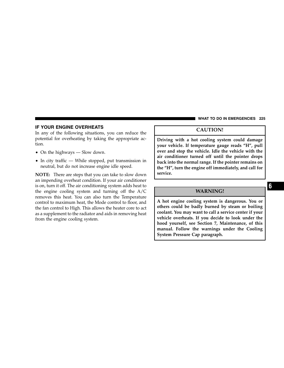 Chrysler 2005 300 SRT8 User Manual | Page 225 / 320
